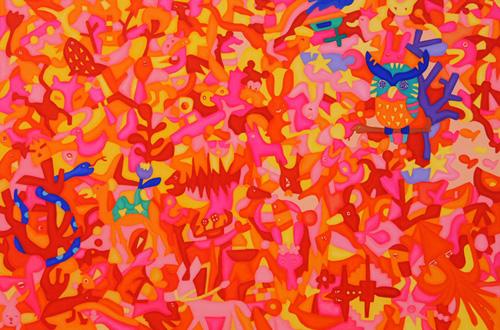 김보연_붉은노을 90x60cm, 캔버스에 유화, 2012년 작
