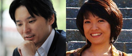 난파음악상 수상을 거부한 류재준(왼쪽)씨와 임선혜씨.