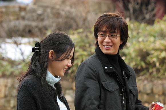 배용준·손예진 주연의 영화 ‘외출’ 촬영현장