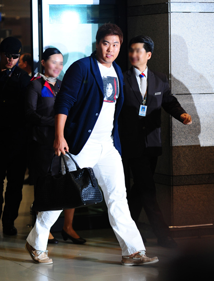류현진 입국