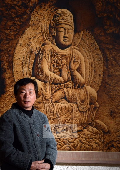 국내 유일 낙화장 김영조씨