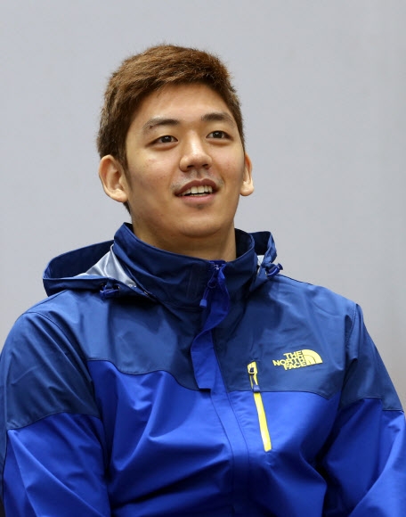 환한 표정의 이용대