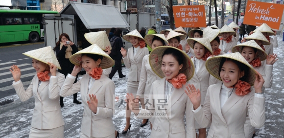 제주항공 인천~하노이 신규 취항 거리홍보
