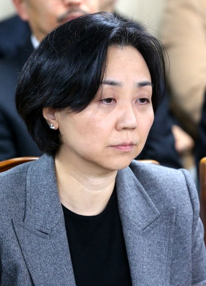 서울시의회 예결위 참석한 박현정 서울시향 대표