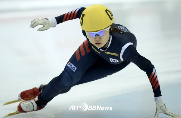 최민정, 쇼트트랙 1000m 우승 때