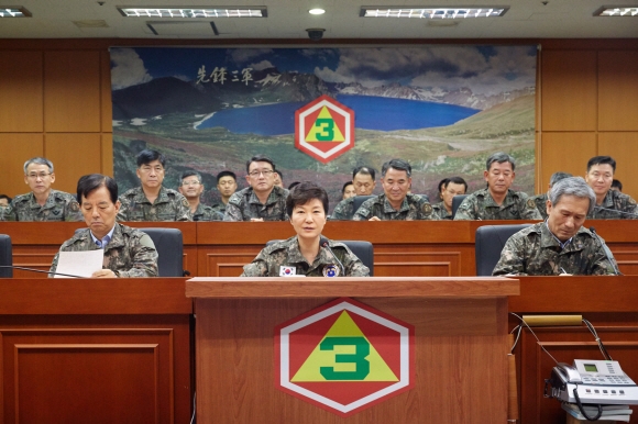 제3군 사령부 전격 방문