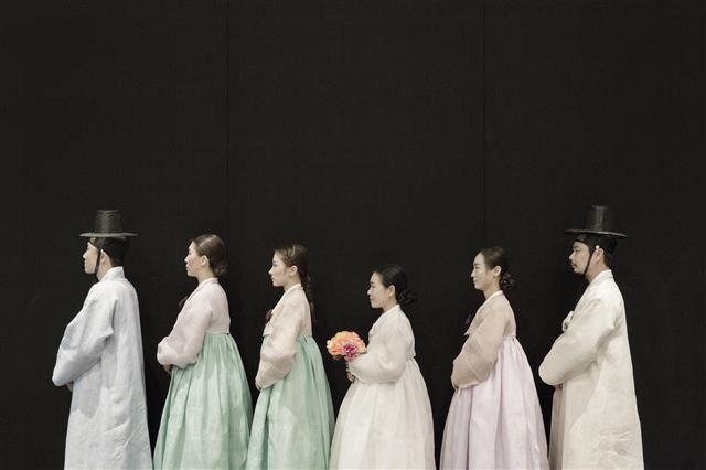 자연 음향 그대로를 내보내는 무대에서 초기 창극의 고졸한 멋을 살린 국립국악원의 ‘심청아’. 국립국악원 제공