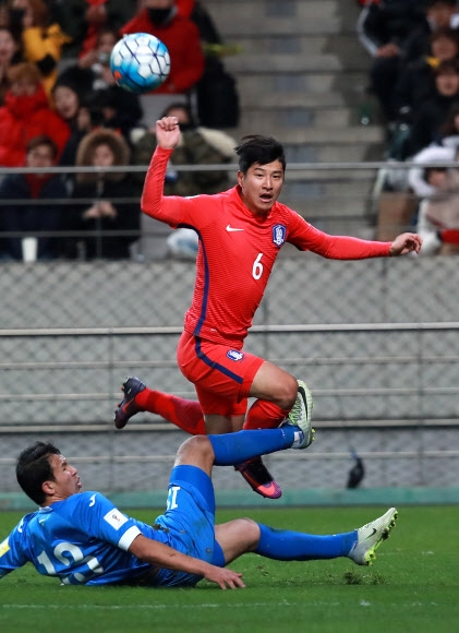 박주호 센터링