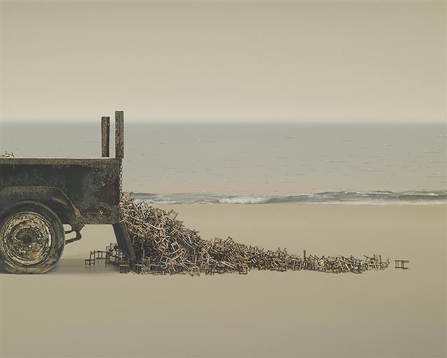 지석철 작가의 ‘시간, 기억, 그리고 존재’(72.6 X 90.9㎝·2016)