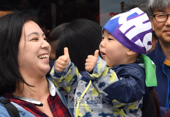 문재인 후보 쌍따봉!