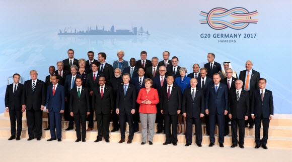 g20 정상들