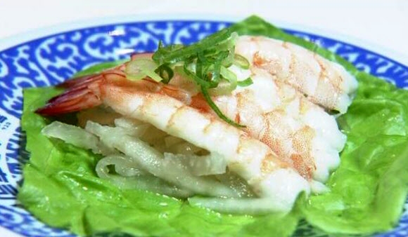 밥 없는 생선 초밥