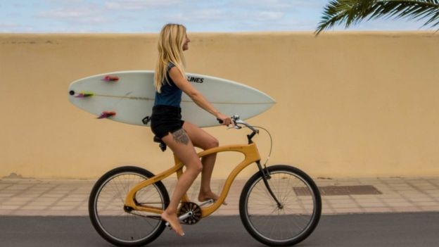 Woodster Bikes의 목재 프레임 자전거는 2500~1만 7000유로 나간다.