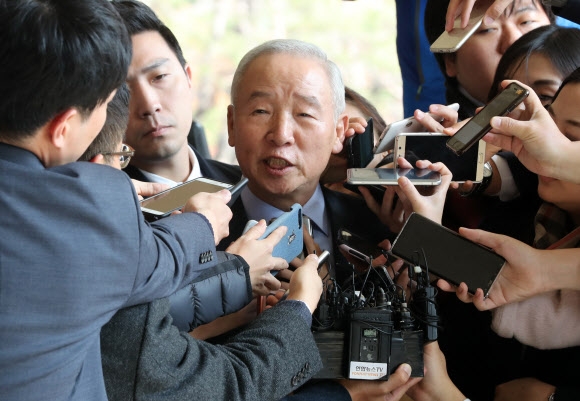 검찰 소환된 남재준 전 국정원장