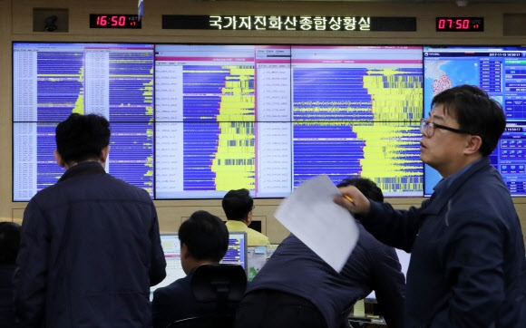 분주한 기상청