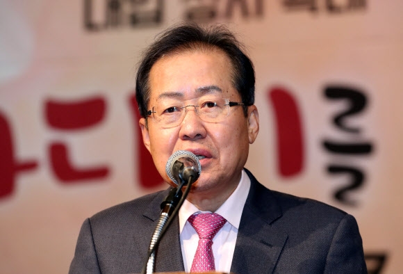 홍준표 자유한국당 대표. 연합뉴스