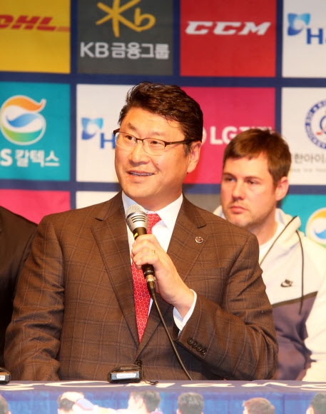 백지선 감독. 연합뉴스