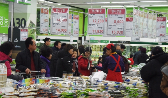 한파에… 과일·채소류 가격 급등