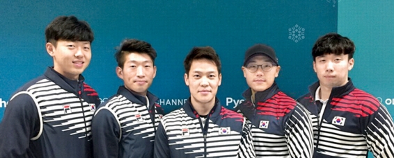 남자컬링 대표팀. 연합뉴스