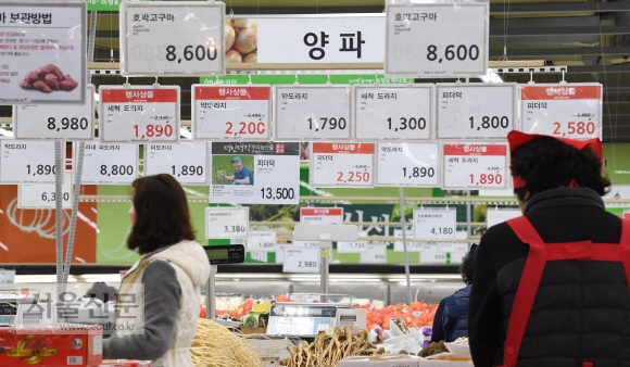 한파로 농산물 가격 ‘껑충 ’