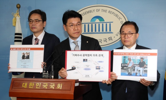 울산경찰, 울산공항 등 수사에 자유한국당 항의