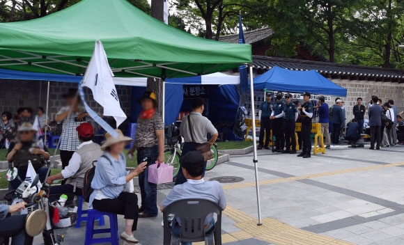 보수 진보간 불안한 동거현장