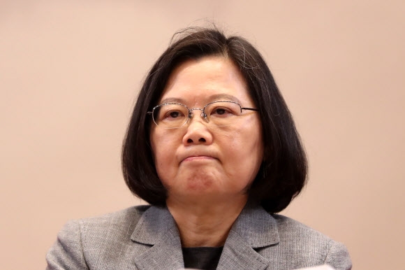 차이잉원 대만 총통. EPA 연합뉴스