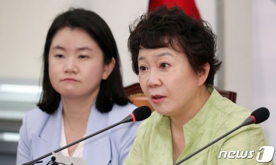 정미경 자유한국당 최고위원. 뉴스1