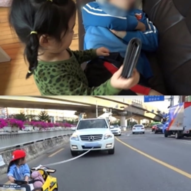 아동학대 논란이 됐던 보람튜브 콘텐츠 일부. 유튜브 영상 캡처