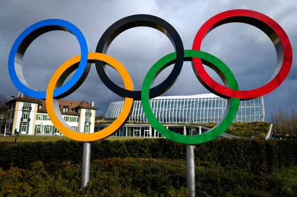 스위스 로잔에 있는 국제올림픽위원회(IOC) 본부. 2020.3.3 AFP 연합뉴스