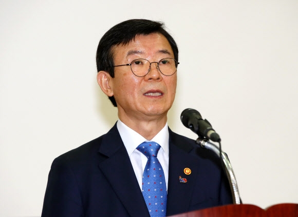 문성혁 해양수산부 장관. 연합뉴스