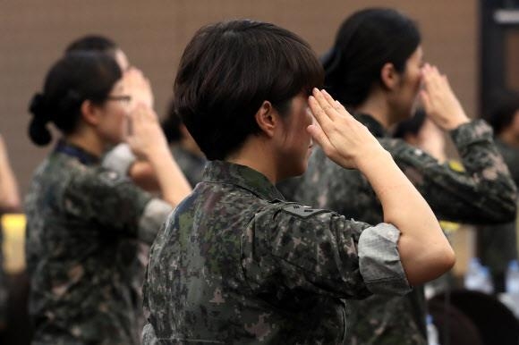2018년 서울 용산구 국방컨벤션에서 열린 68주년 여군 창설 기념 국방여성 리더십 발전 워크숍. 연합뉴스