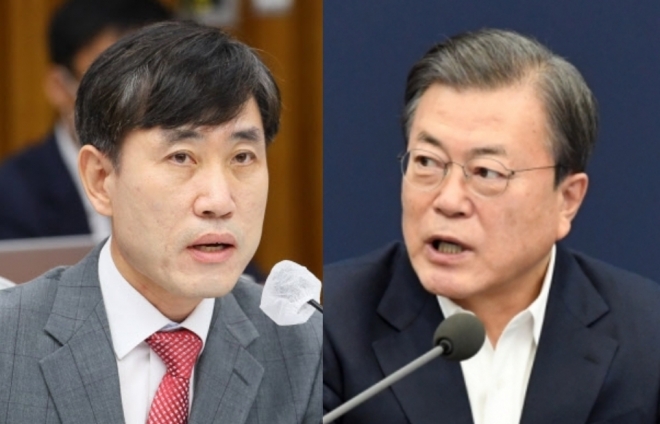 하태경 국민의힘 의원 vs 문재인 대통령