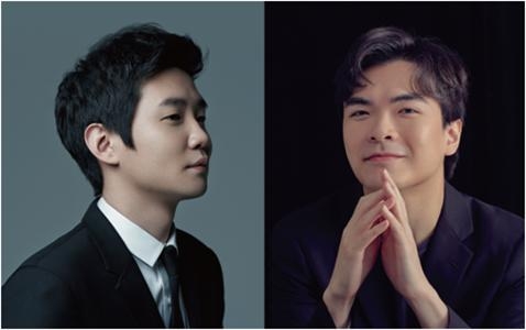오는 18~19일 서울시향 정기공연에서 협연하는 피아니스트 임동혁과 지휘를 맡은 서울시향 수석부지휘자 윌슨 응. 서울시립교향악단 제공