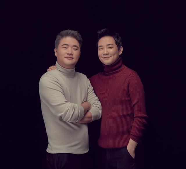 피아니스트 임동민(왼쪽)과 임동혁. 크레디아 제공