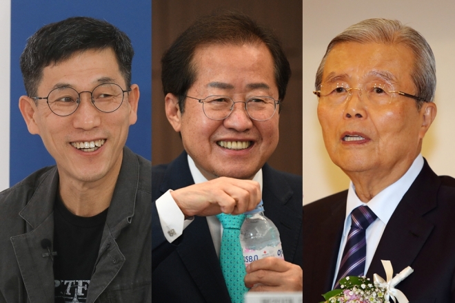 홍준표 “김종인·진중권 비난? 내가 유리한 모양”