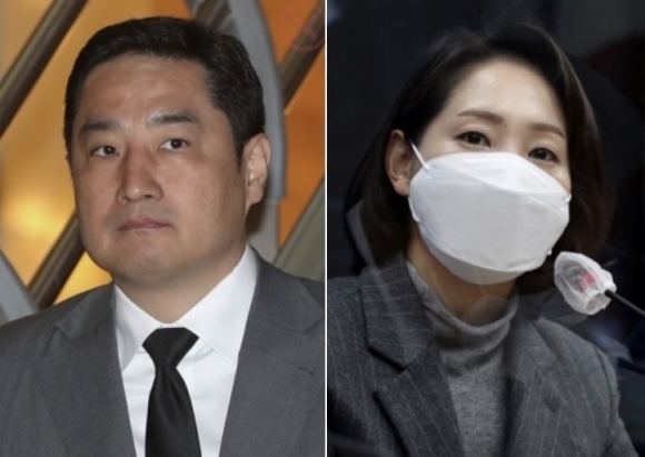 강용석 변호사(왼쪽)와 조동연 전 더불어민주당 공동상임선거대책위원장. 연합뉴스·서울신문