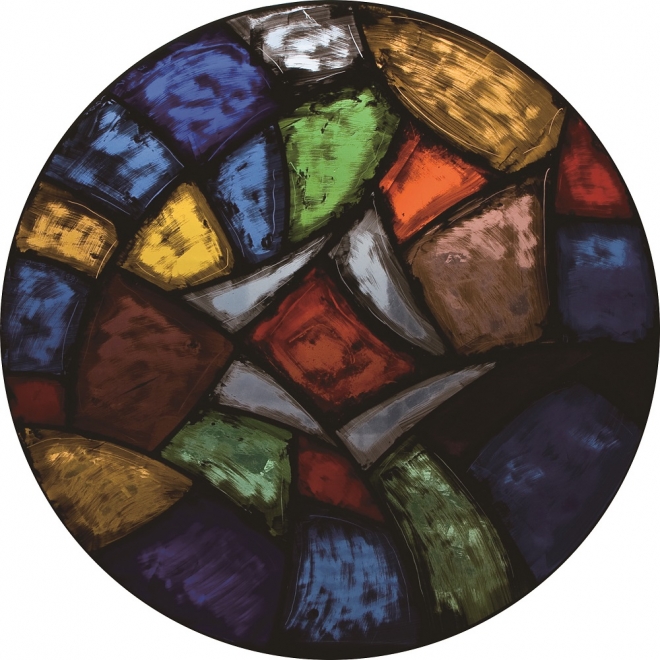이남규, 추상 (Abstract), 1991, 유리화(레드 케임), 직경 110cm. 학고재갤러리 제공