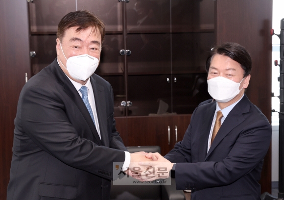 주한 中대사 만난 안철수