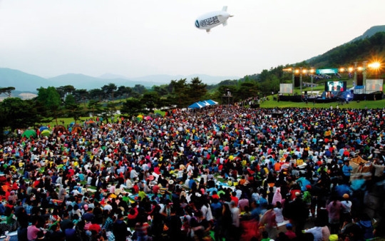 2019년 열렸던 서원밸리 그린콘서트.