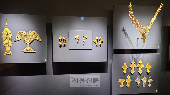 황남대총에서 발굴한 유물이다. 강민혜 기자
