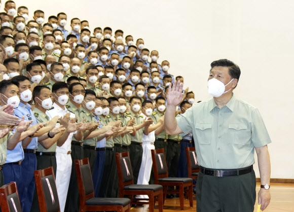 홍콩 주둔 인민해방군 시찰