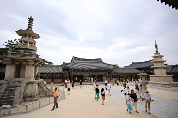 경북 경주 불국사 다보탑.