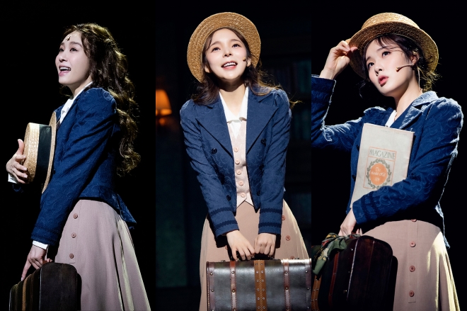 안나 역할을 맡은 옥주현(왼쪽부터), 박진주, 민경아. 아떼오드 제공