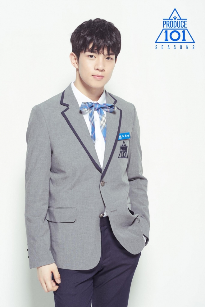 ‘프로듀스101’ 출연 당시 유회승. 프로듀스101 페이스북 캡처
