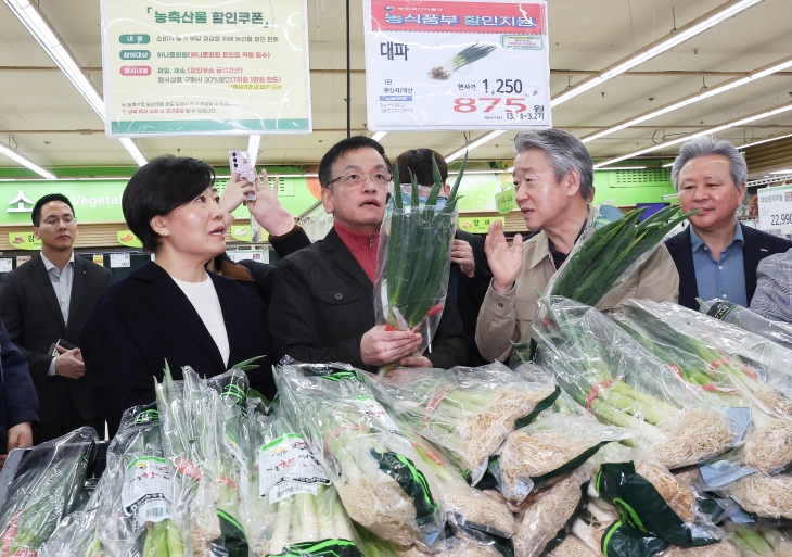 대파 살펴보는 최상목 부총리