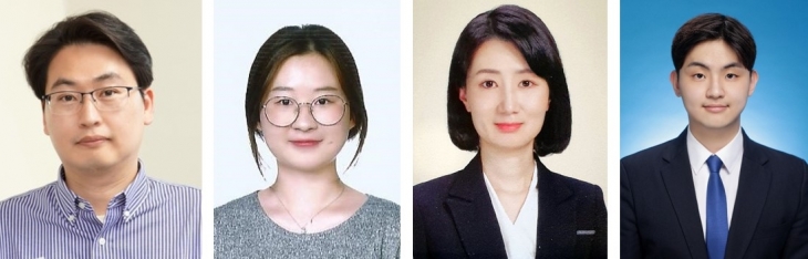 (왼쪽부터) 김종경 교수, 정유진씨, 이윤희 교수, 최철준씨. 포스텍 제공