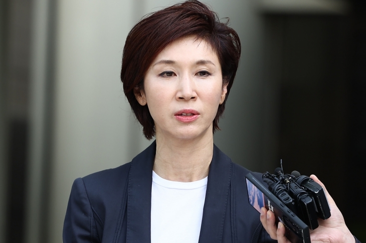 이혼소송 2심 공판 마친 노소영 관장 이혼소송 2심 공판 마친 노소영 관장