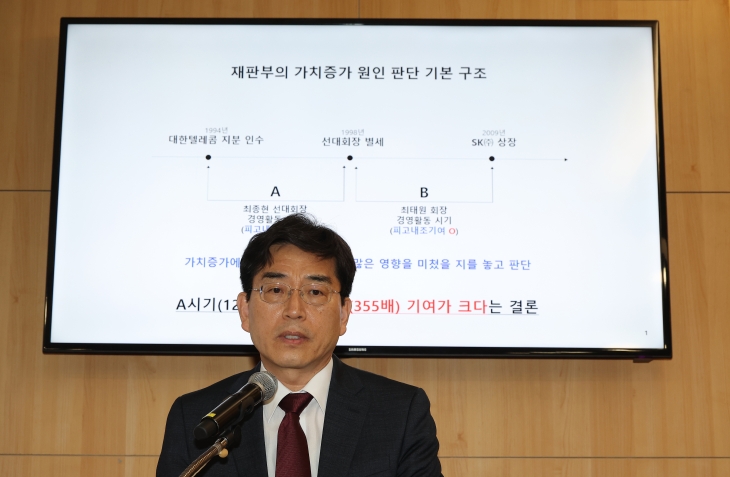 최태원·노소영 소송 관련 입장 밝히는 이동근 변호사 최태원·노소영 소송 관련 입장 밝히는 이동근 변호사