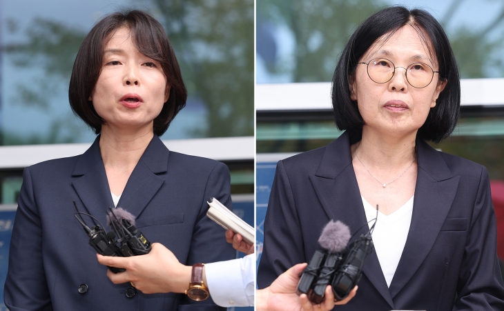 ‘30억 위자료 소송’ 1심 선고 결과 입장 밝히는 양측 변호사 ‘30억 위자료 소송’ 1심 선고 결과 입장 밝히는 양측 변호사